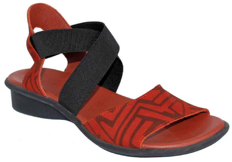 best sandals for durability-Arche Satia Tonka Cayenne