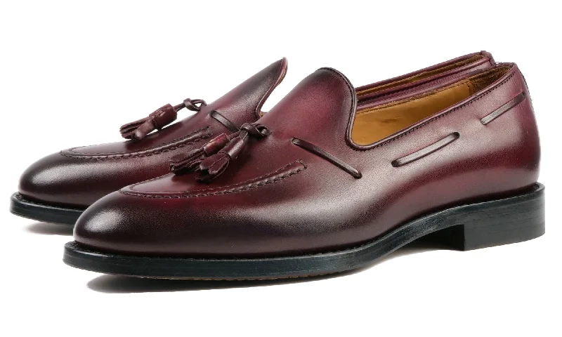 Lightweight loafers for summer trips-Henley Tassel Loafer Oxblood