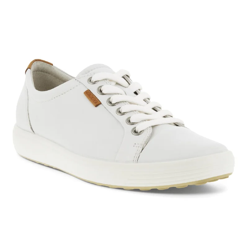 Athletic shoes for gym vibes -Ecco Soft 7 White Wos 430003