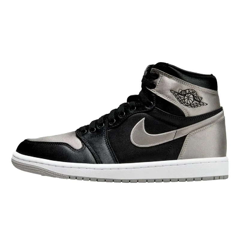 Athletic shoes with flexible fit -Nike Air Jordan 1 Retro Hi OG Black/Medium Grey-White  FD4810-010 Women's