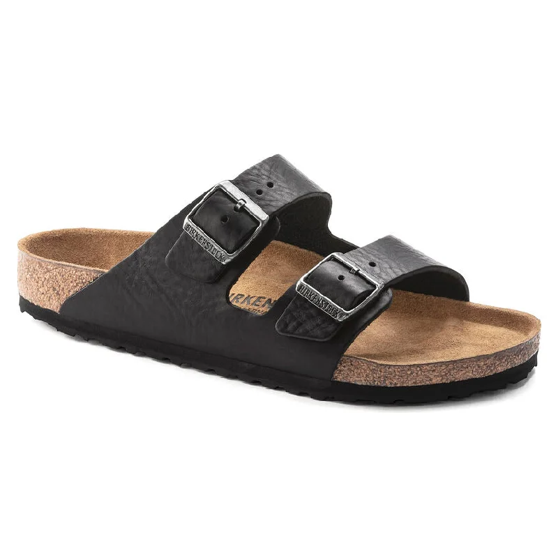 high-quality sandals brands-Birkenstock Arizona Vintage Wood Blk 1023115