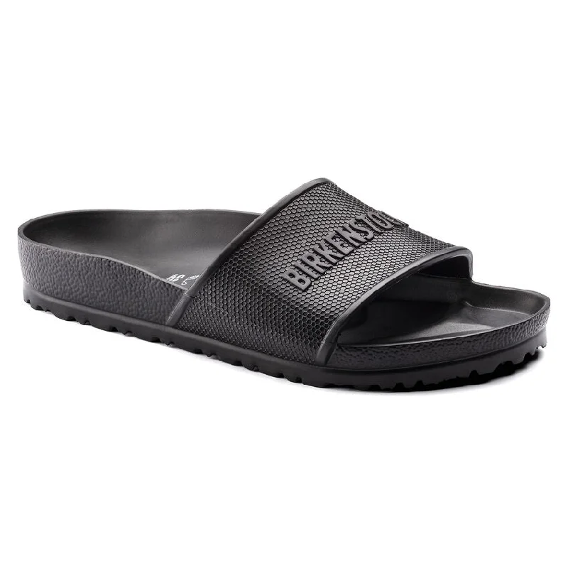 affordable sandals for seniors-Birkenstock Barbados EVA Black R 1015398