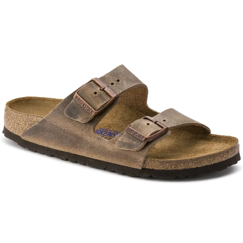 sandals with smart soles-Birkenstock Arizona Soft Tobacco 552811