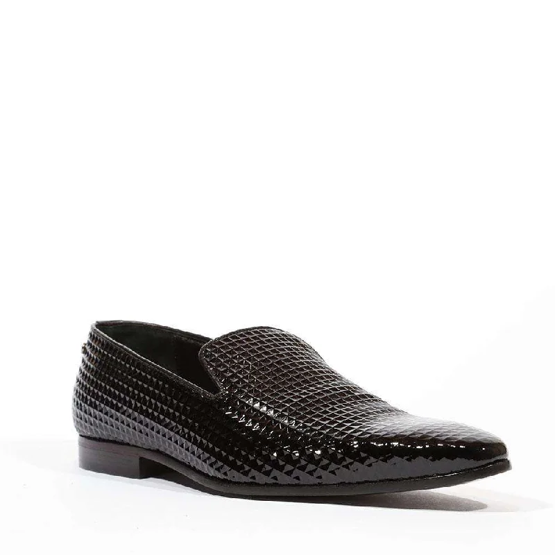 Loafers for laid-back vibes-Cesare Paciotti Luxury Italian Men's Calamity Black Loafers (CPM5370)