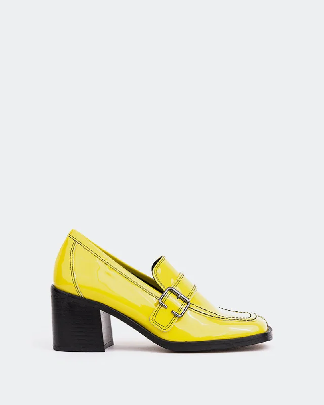 Loafers for fall charm-Camelot Yellow Patent