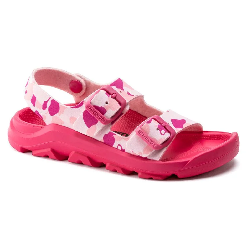 chic sandals for creatives-Mogami Kids Birko-Flor Cork Camo Rose