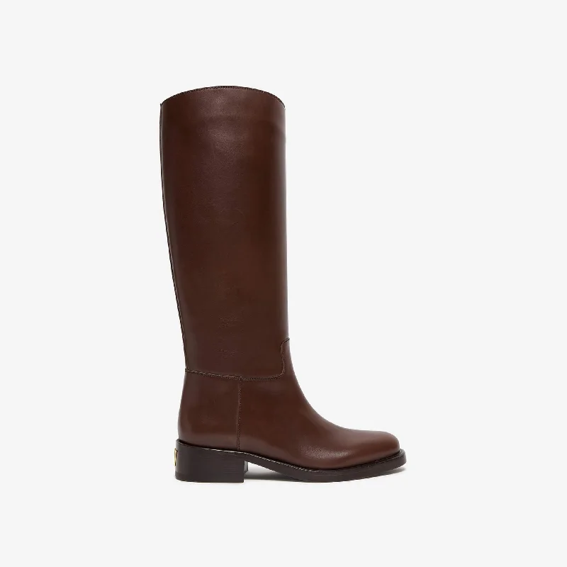 Boots with soft style-Fulvia | Women's vegetable-tanned calf boot