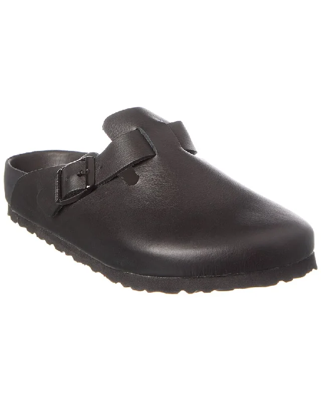 foam memory slippers-Birkenstock Boston Exquisite Leather Clog