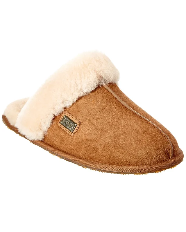 fuzzy winter slippers-Australia Luxe Collective Closed Suede Slipper