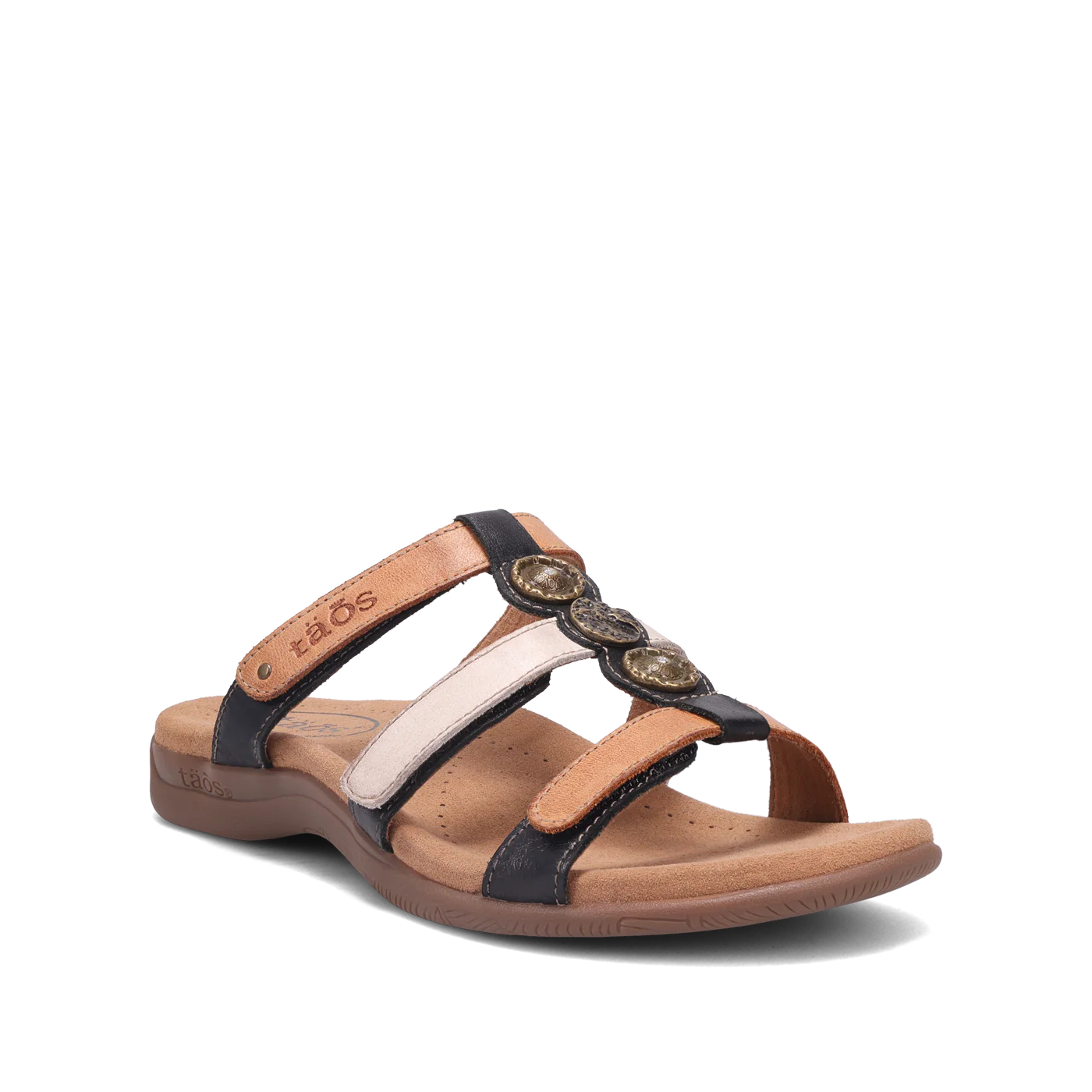 sandals for small feet-Taos Prize 4 Tan multi