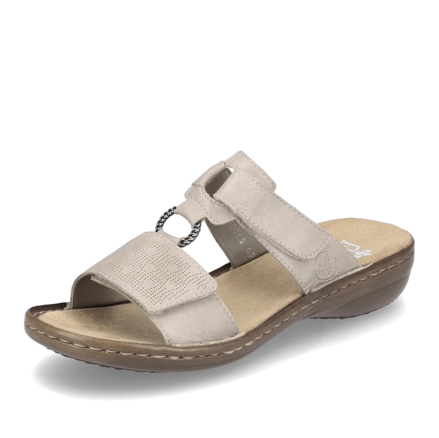 affordable sandals near lake-Rieker 60885-62 Beige