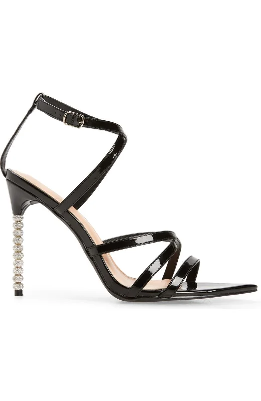 trendy sandals for winter-HASKELL-BLACK STILETTO SANDAL