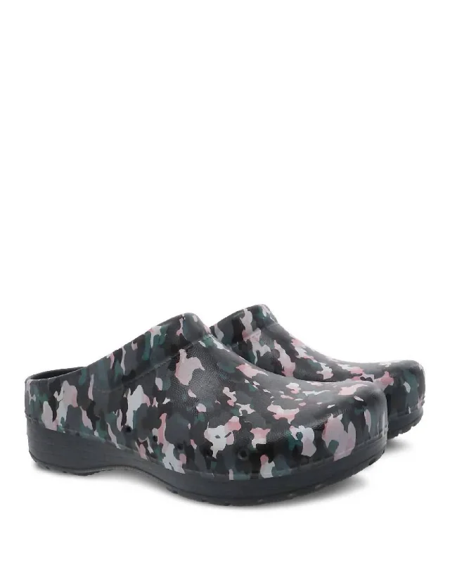 rubber cozy slippers-Women's Kane Mule In Camo