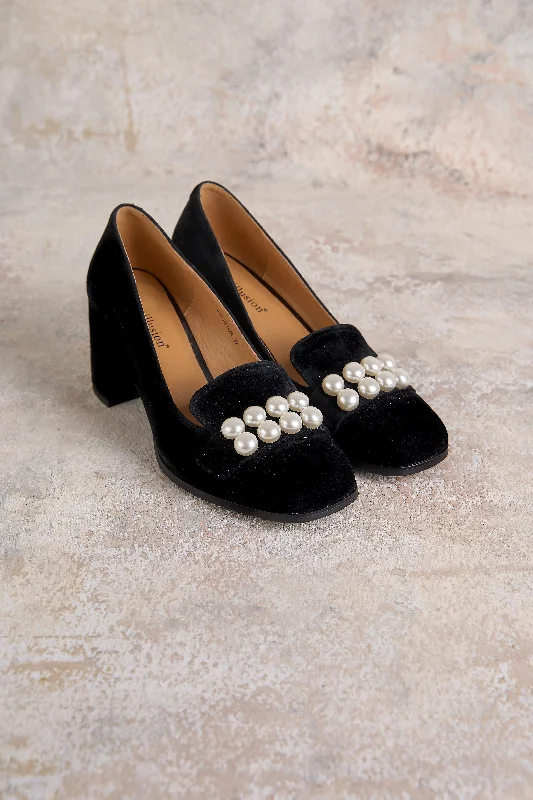 comfy pump high heels-Pearl Court Heel