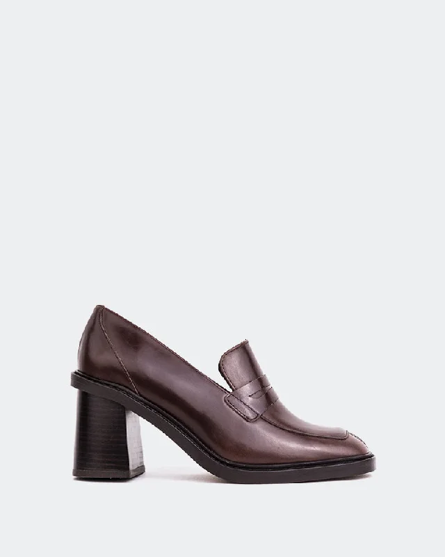 Loafers for office soles-Brewer Brown Leather