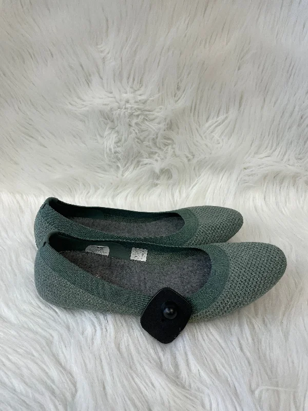 flats near hospitals-Shoes Flats By Allbirds In Green, Size: 10