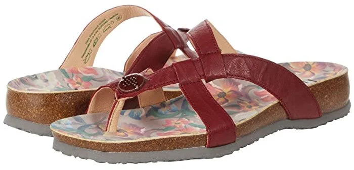 how to quiet sandals-Think Julia Thong  686333-73 CHERRY