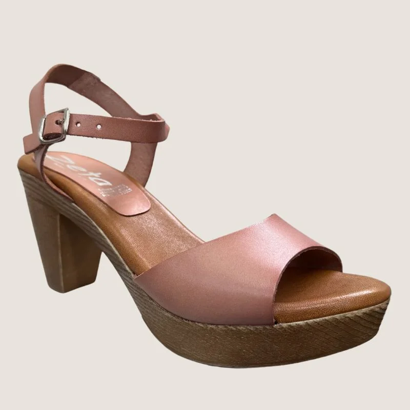 classic nude high heels-Zeta Felino Heel