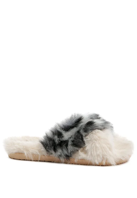 rubber cozy slippers-chipmunk times fur indoor flats