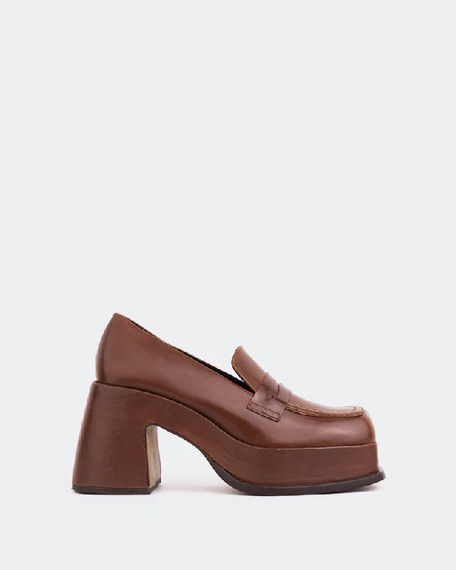 Loafers for busy soles-Rochfort Chestnut Leather