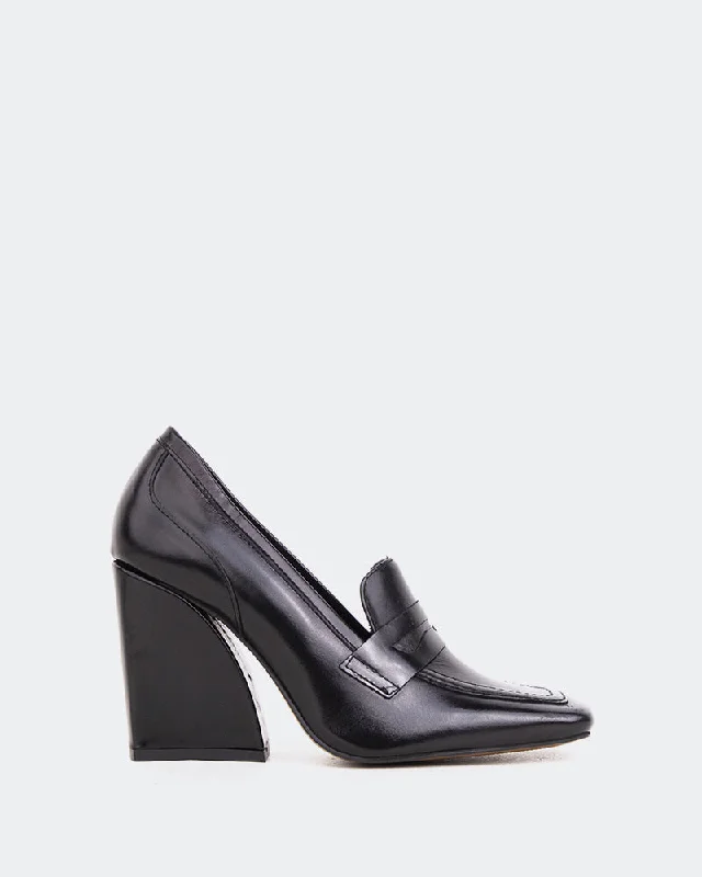 Loafers with stable hues-Jardins Black Leather