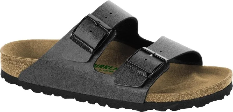 sandals with custom fit-Birkenstock Arizona Anthracite 1009366 Vegan