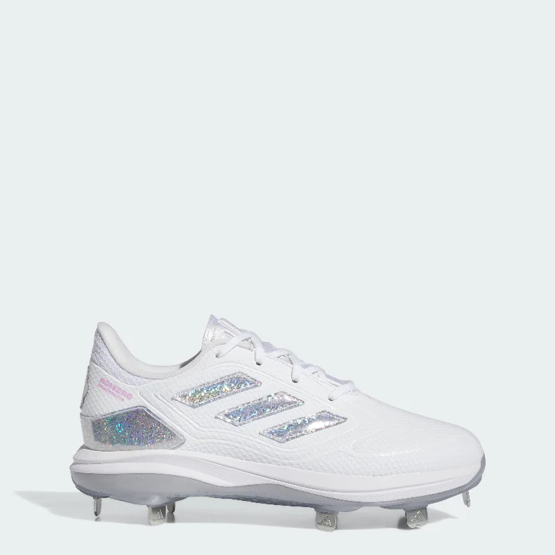 Athletic shoes with trendy fit -Women's adidas Adizero PureHustle 3 Sis Bates Cleats