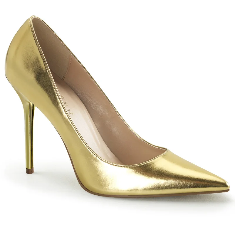 strappy gold high heels-Classique-20